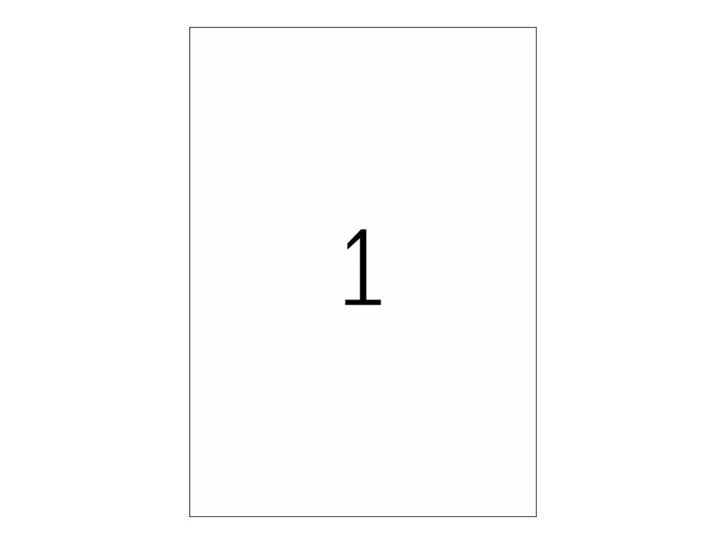 HERMA Special - Matt - permanent selbstklebend - weiß - A4 (210 x 297 mm)