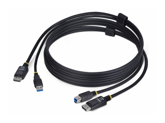 StarTech.com 6ft (1.8m) DisplayPort and USB 5Gbps KVM Cable - Tastatur-  Video-  Maus- (KVM-)