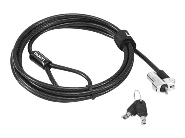Lenovo Kensington NanoSaver MasterKey Cable Lock - Sicherheitskabelschloss - Schwarz