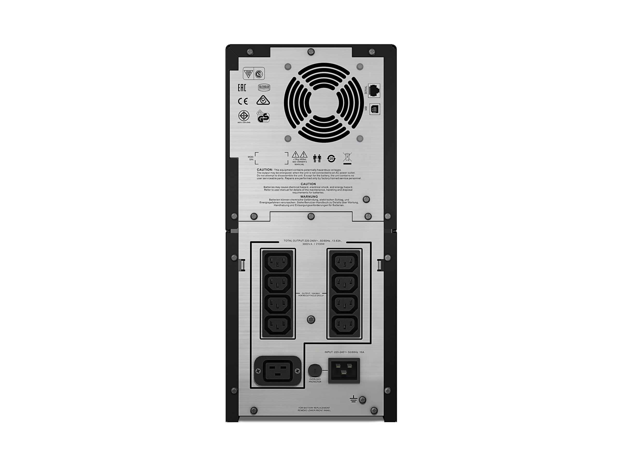 APC Smart-UPS C 3000VA LCD - USV - Wechselstrom