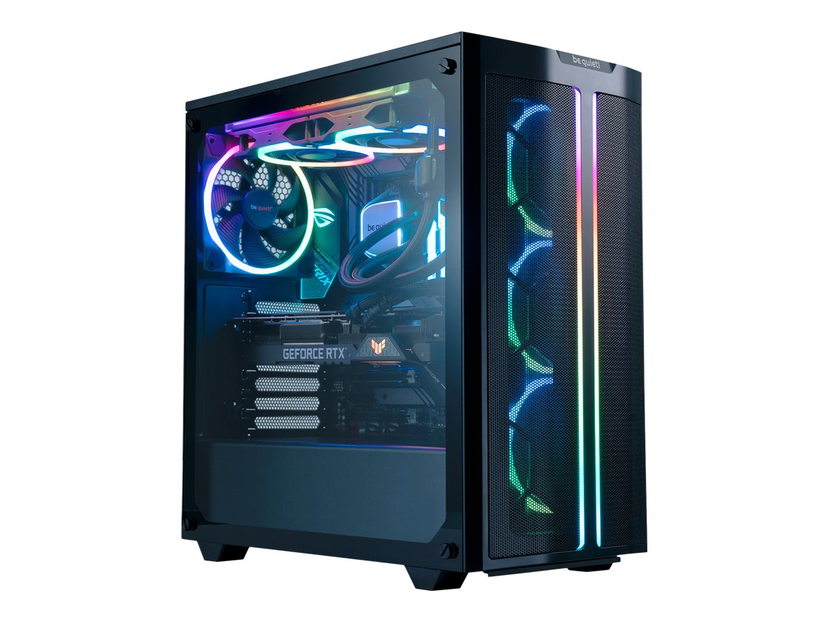 Be Quiet! Light Wings - Gehäuselüfter - 120 mm - Schwarz (Packung mit 3)