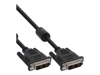 InLine DVI-D Kabel - digital 18+1 Stecker  Stecker - Single Link - 2 Ferrite - 3m