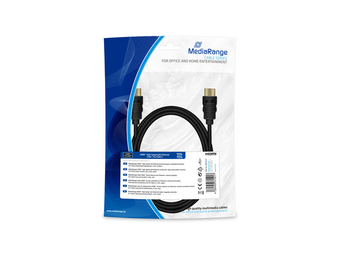 MEDIARANGE MRCS210 - 2 m - HDMI Typ A (Standard) - HDMI Typ A (Standard) - 10,2 Gbits - Schwarz