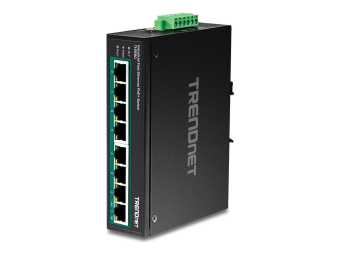 TRENDnet TI-PE80 - Industrial - Switch - 8 x 10100 (PoE+)