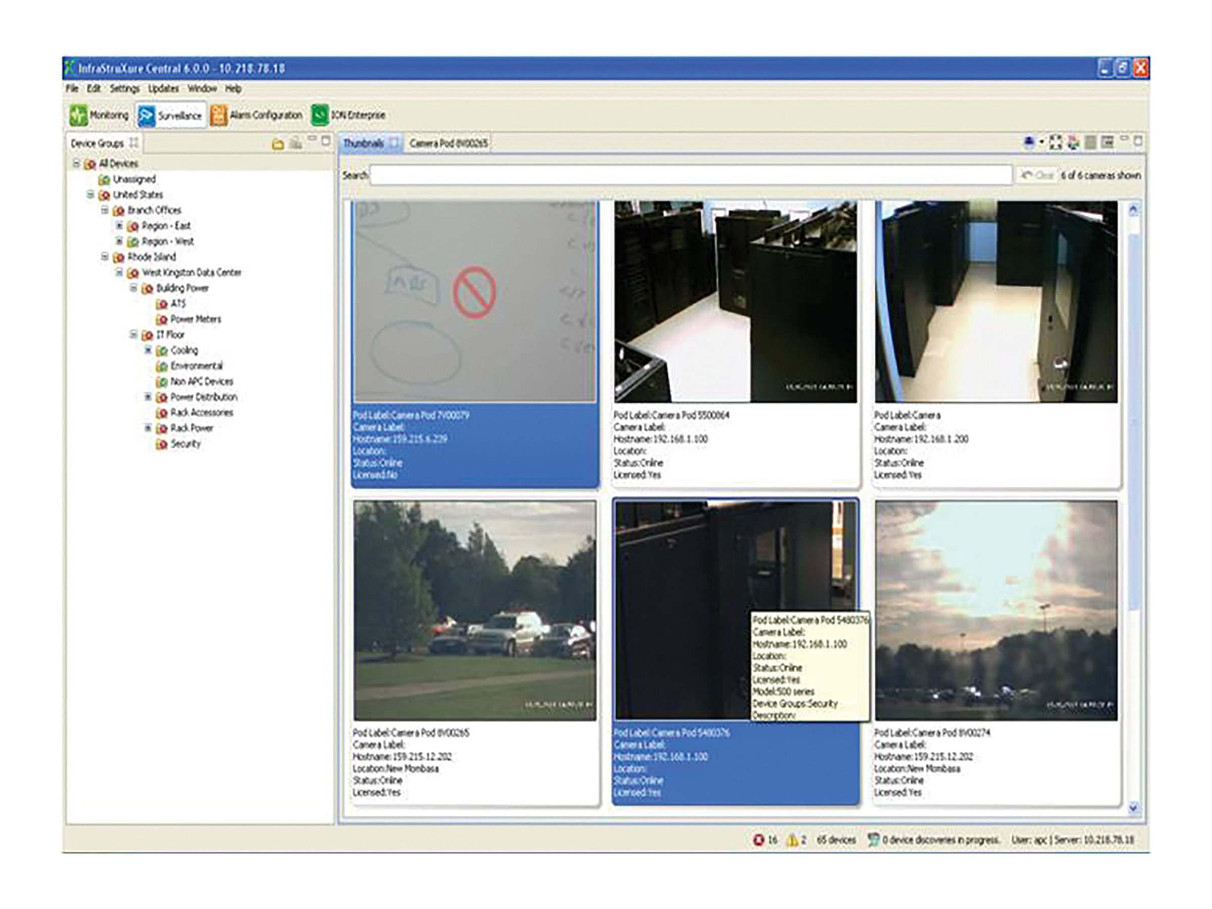 APC InfraStruXure Central - Lizenz - 100 Knoten