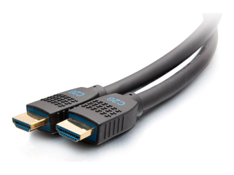 C2G 12ft 8K HDMI Cable with Ethernet - Performance Series Ultra High Speed - Ultra High Speed - HDMI-Kabel mit Ethernet - HDMI männlich zu HDMI männlich - 3.6 m - Schwarz - 10K Unterstützung, unterstützt 8K 60 Hz (7680 x 4320)