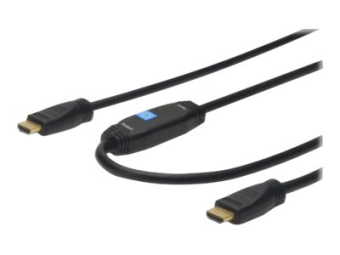 DIGITUS HDMI High Speed Anschlusskabel  mit Ethernet und Signalverstärker