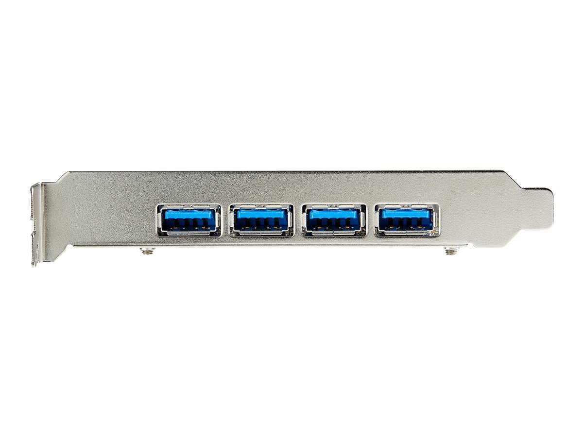 StarTech.com 4-Port USB PCIe Adapter - 10 Gbits USB 3.13.2 Gen 2 Typ-A PCI Express Erweiterungskarte mit 2 Controllern - 4x USB-A - USB-PCIe-Schnittstellenkarte - WindowsMacLinux (PEXUSB314A2V2)