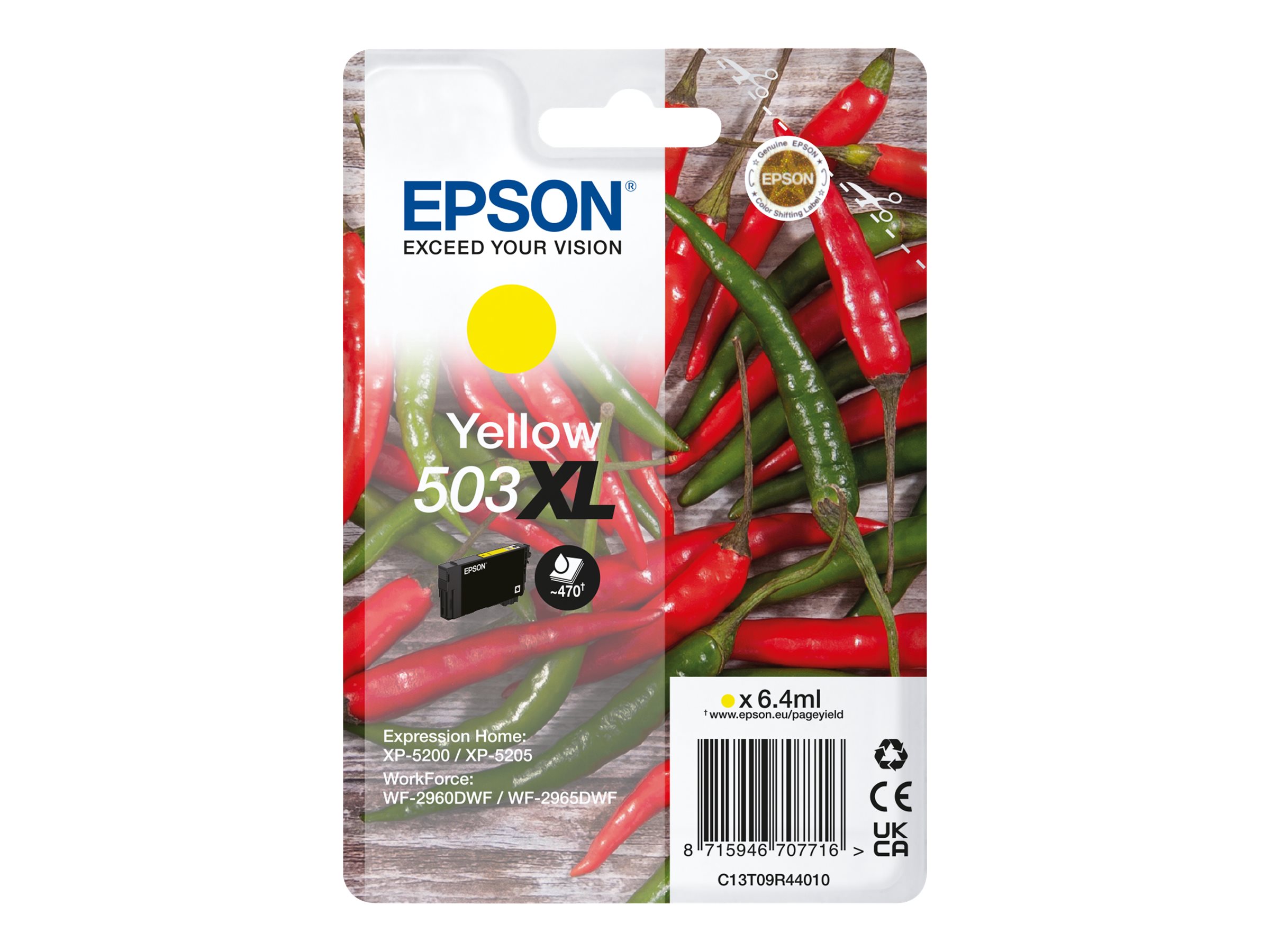 Epson 503XL - 6.4 ml - XL - Gelb - original - Blisterverpackung