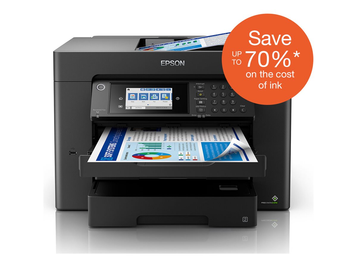 Epson WorkForce WF-7840DTWF - Multifunktionsdrucker - Farbe - Tintenstrahl - A3 (297 x 420 mm)