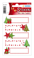 HERMA Aufkleber Sterne+ Tanne - EtikettenBeschriftungsbänder