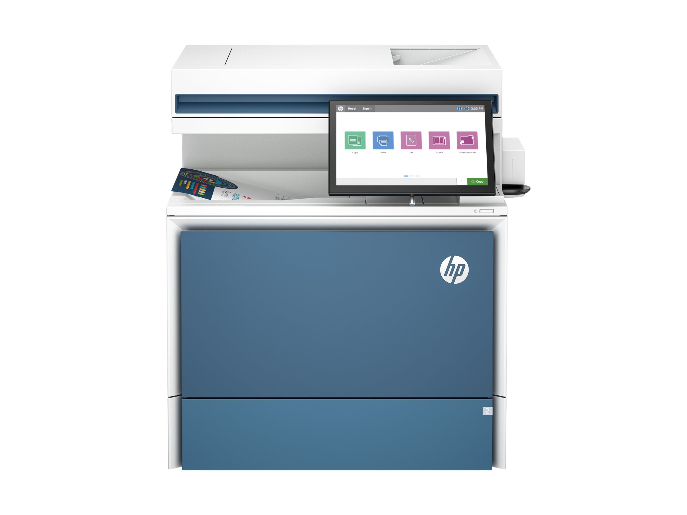 HP LaserJet Enterprise Flow MFP 5800zf - Multifunktionsdrucker - Farbe - Laser - Legal (216 x 356 mm)