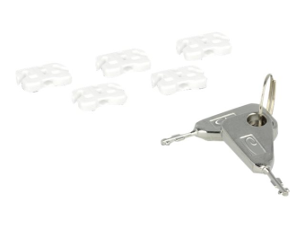 Delock Delock USB Port Blocker for USB A female - USB-Portblocker (Packung mit 5)