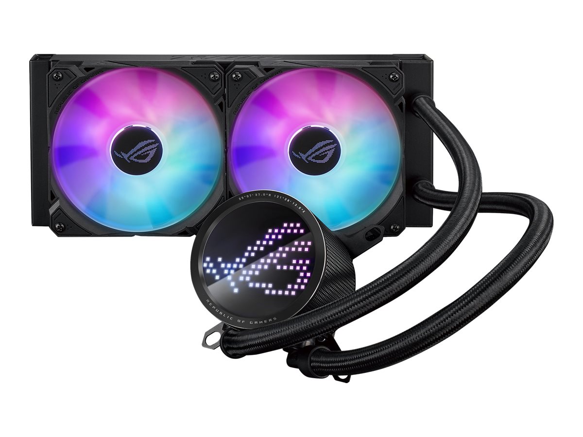 ASUS ROG RYUO III 240 ARGB - Prozessor-Flüssigkeitskühlsystem - Kühlergröße 240 mm - (für LGA1156, LGA1155, LGA1150, LGA1151, AM4, LGA1200, LGA1700, AM5)