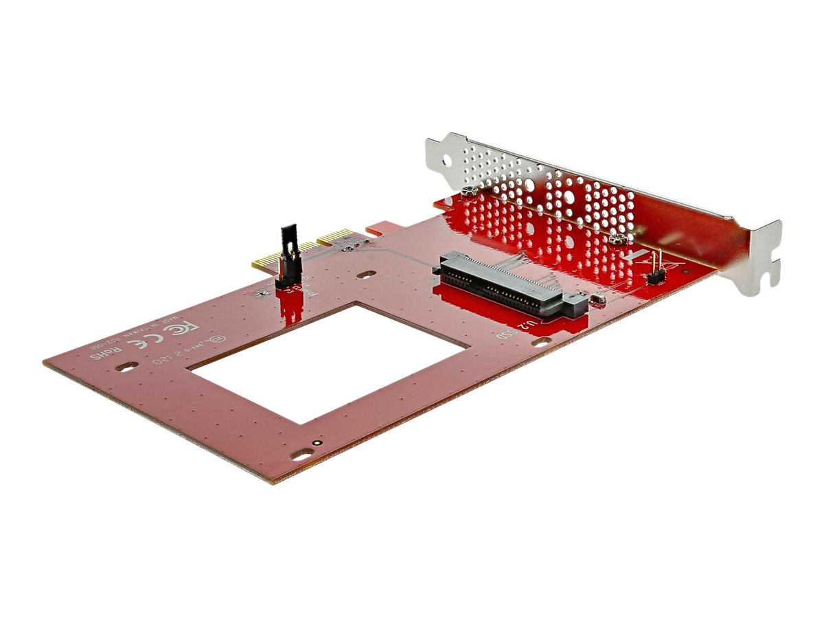 StarTech.com U.2 auf PCIe Adapter für 2,5" U.2 NVMe SSD - SFF 8639 - 4x PCI Express 3.0 - NVMe PCIe Adapter - U.2 PCIe Karte - Schnittstellenadapter - 2.5" (6.4 cm)