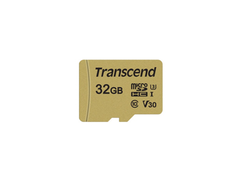Transcend 500S - Flash-Speicherkarte (microSDHCSD-Adapter inbegriffen)