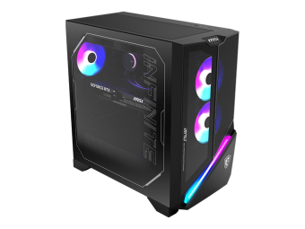 MSI MPG Infinite X3 AI 2NUF7 013AT - Tower - Core Ultra 7 265K  3.9 GHz - RAM 32 GB - SSD 1 TB - NVMe - GeForce RTX 4070 Ti - Bluetooth 5.3 Wi-Fi 6E 2.5GbE 1GbE 5GbE - WLAN: 802.11abgnacax (Wi-Fi 6E)