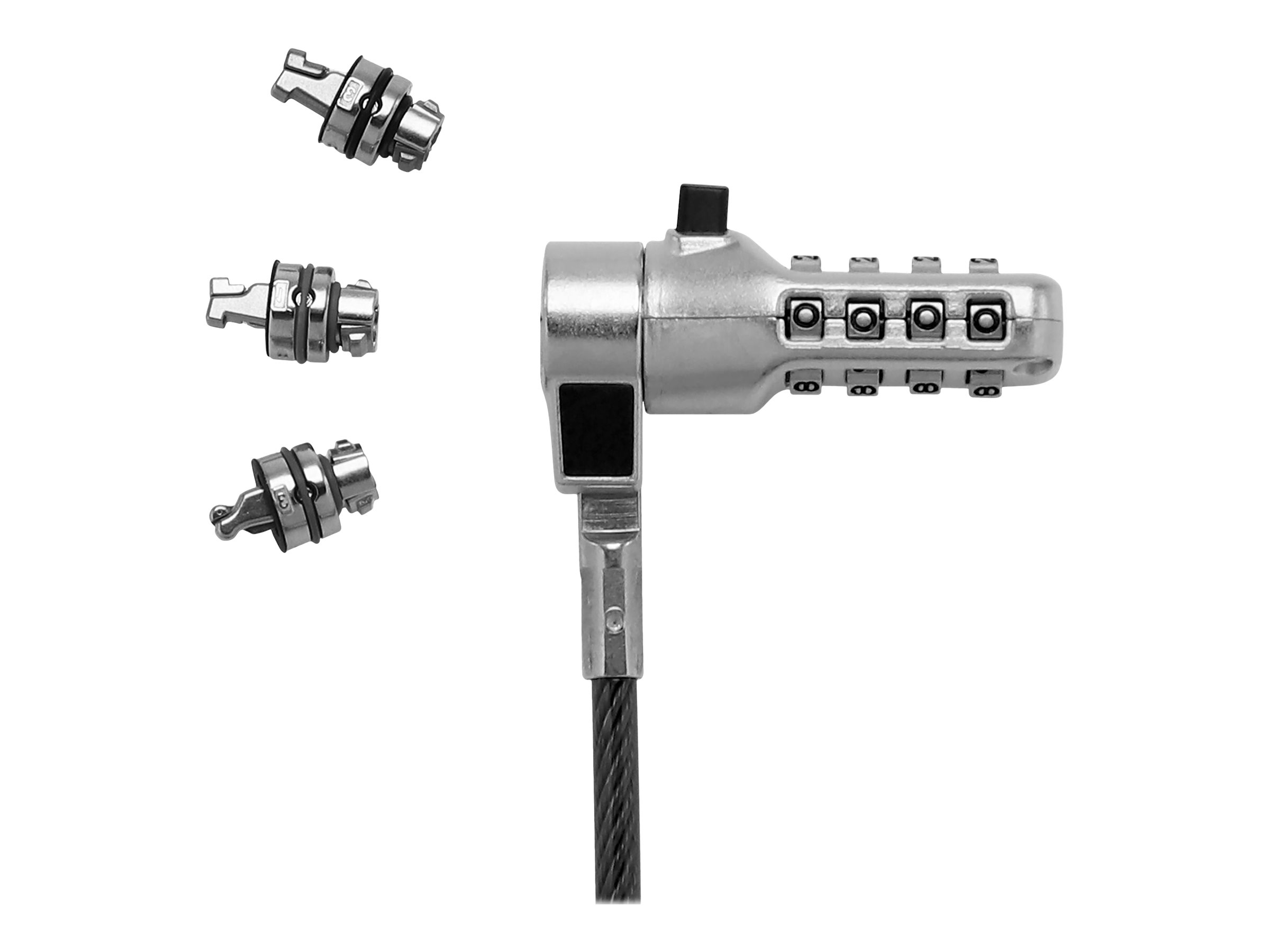 Dicota Sicherheitskabelschloss - Schwarz