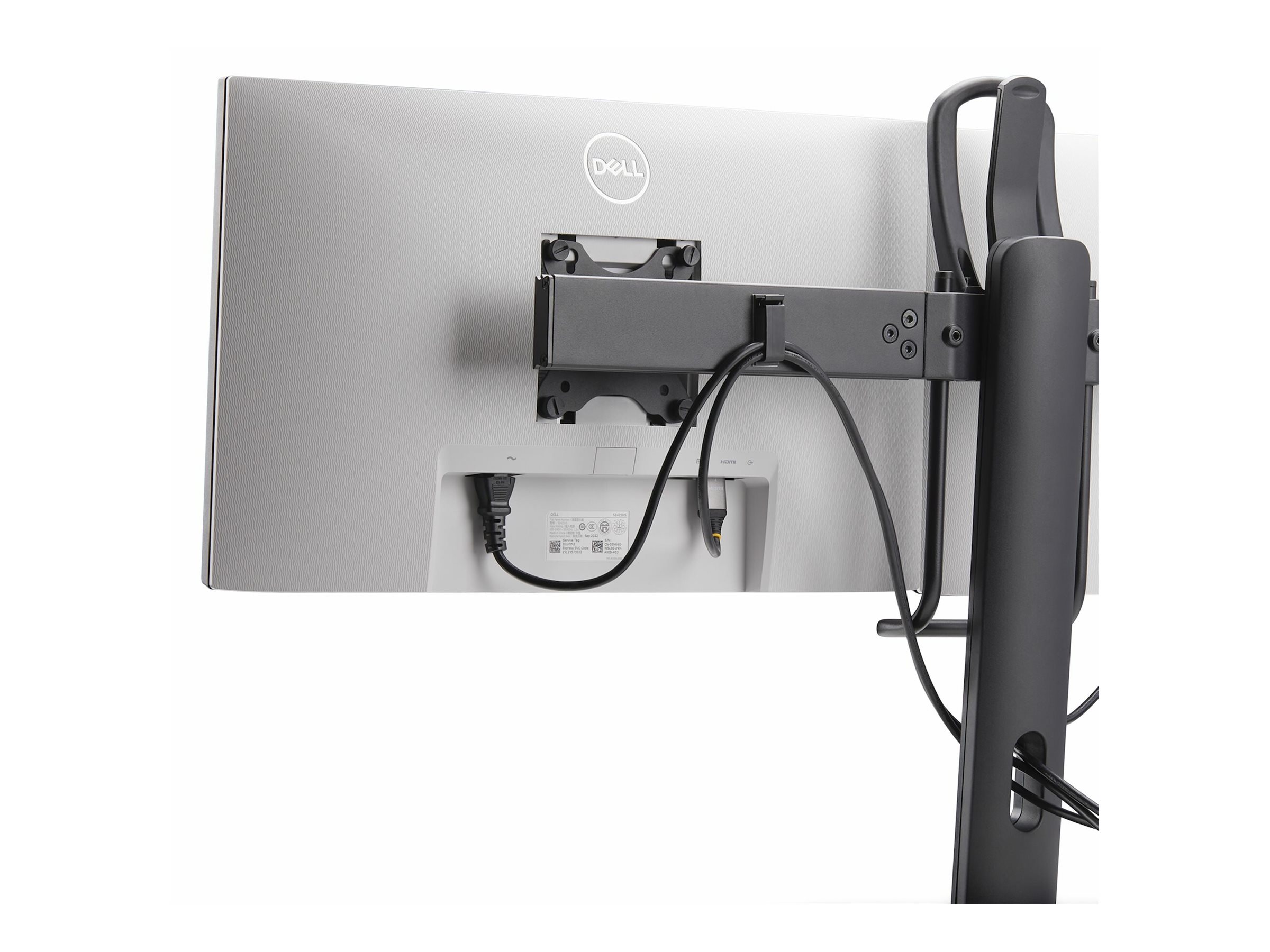 StarTech.com Crossbar Dual Monitor Desk Stand, Double 27inch ScreensVESA - Aufstellung - für 2 Monitore - Kunststoff, Aluminium, Stahl - Schwarz - Bildschirmgröße 43.2-68.6 cm (17"-27")