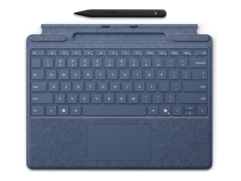 Microsoft Surface Pro Keyboard - Tastatur - mit Trackpad, Beschleunigungsmesser, Surface Slim Pen 2 Ablage- und Ladeschale