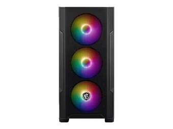 MSI MAG FORGE M100R - Tower - ATX - Seitenteil mit Fenster (gehärtetes Glas)