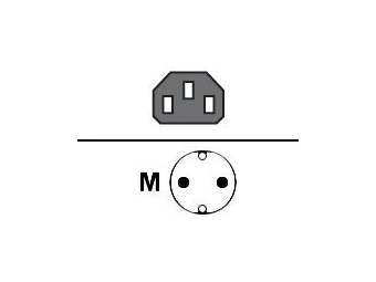 Lenovo Stromkabel - power CEE 77 (M) zu power IEC 60320 C13