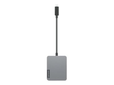 Lenovo USB-C Travel Gen2 - Hub - 1 x VGA + 1 x HDMI + 1 x 1Gb Ethernet + 1 x SuperSpeed USB