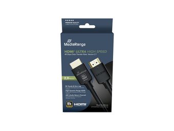 MEDIARANGE Hdmi Ultra High Speed Ethernet Kabel 48Gibts - Kabel - DigitalDisplayVideo