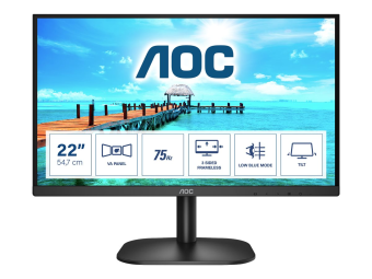 AOC 22B2HEU - LED-Monitor - 55 cm (22) (21.5 sichtbar)
