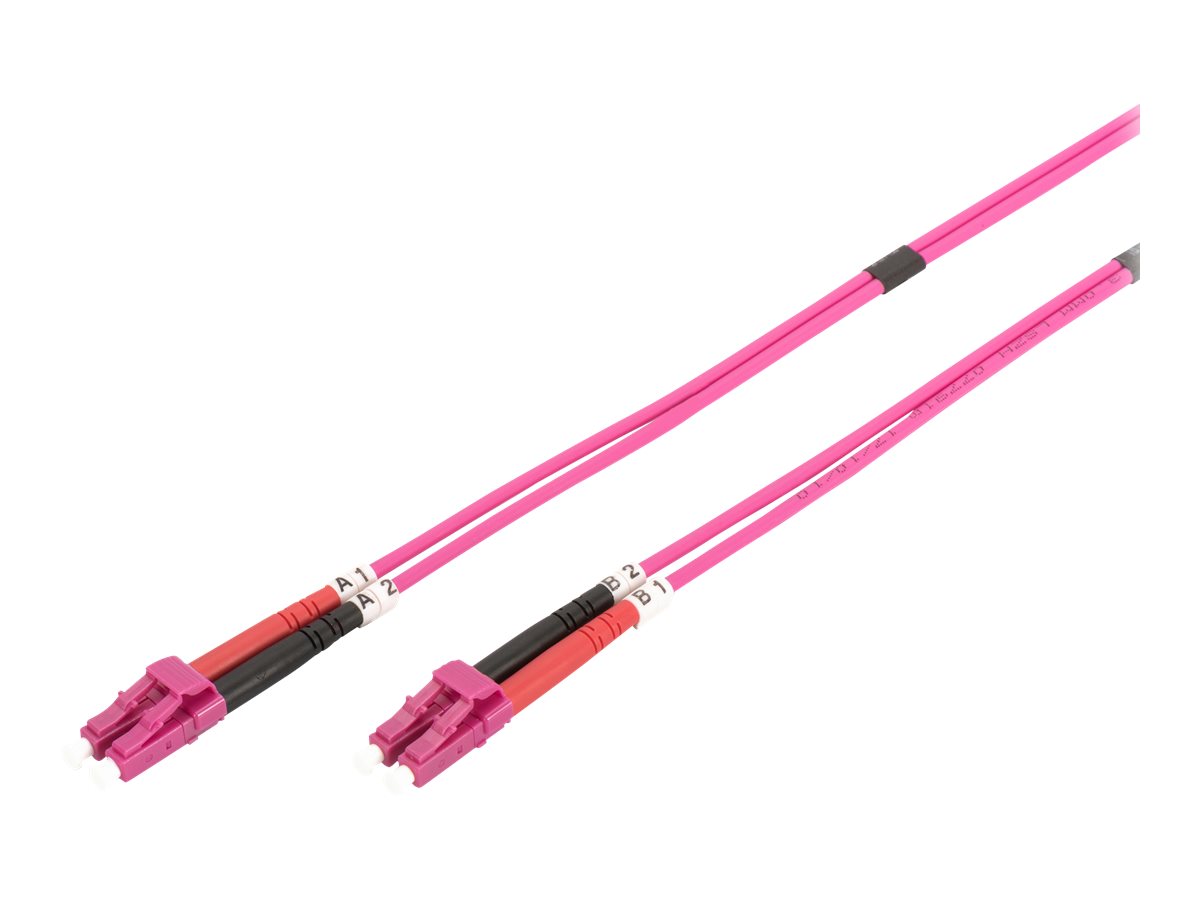 DIGITUS LWL Multimode Patchkabel, OM4, LC  LC