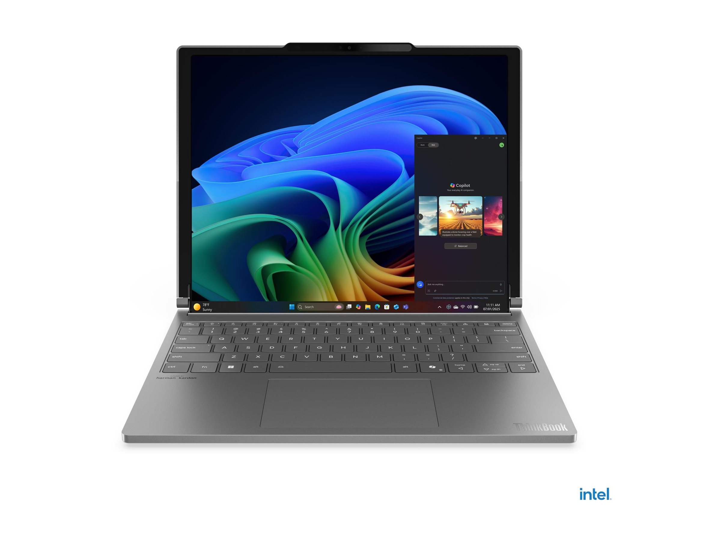 Lenovo ThinkBook Plus G6 Rollable 21TR - Intel Core Ultra 7 258V  2.2 GHz - Win 11 Pro - Intel Arc Graphics 140V - 32 GB RAM - 1 TB SSD NVMe - 35.6 cm (14")