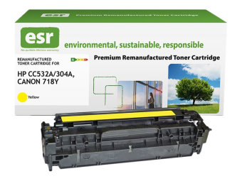 ESR Gelb - kompatibel - Karton - wiederaufbereitet - Tonerpatrone (Alternative zu: Canon 2659B002 HP CC532A)