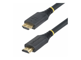 StarTech.com High Speed - HDMI-Kabel - HDMI männlich zu HDMI männlich - abgeschirmt - Schwarz - passiv 4K60Hz-Unterstützung 1440p (UWQHD)