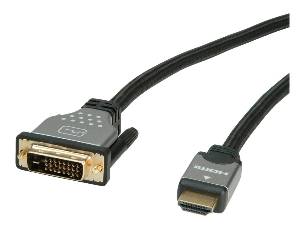 ROLINE Adapterkabel - Dual Link - DVI-D männlich