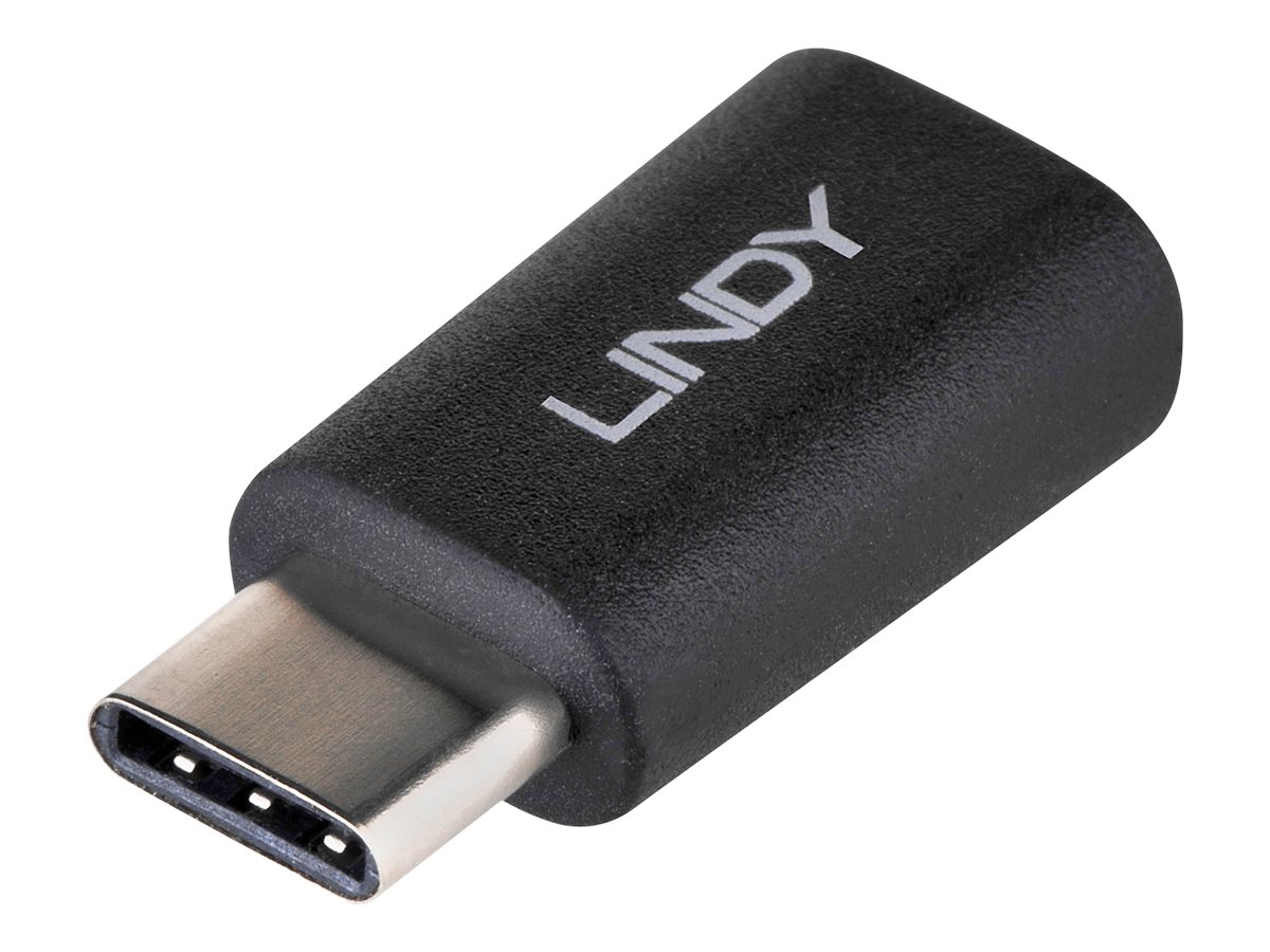 Lindy USB-Adapter - Micro-USB Type B (W) zu 24 pin USB-C (M)