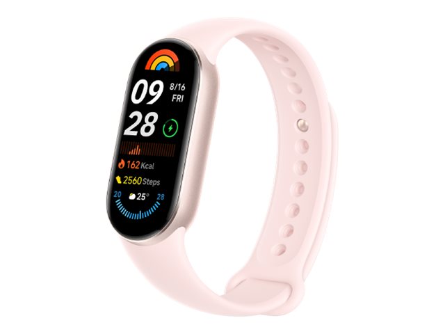 Xiaomi Smart Band 9 - Aktivitätsmesser mit Riemen - TPU - mystische Rose - Handgelenkgröße 135-210 mm - Anzeige 4.1 cm (1.62")
