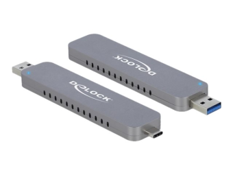 Delock Speichergehäuse - M.2 - M.2 NVMe Card - USB-C USB 3.2 (Gen 2)