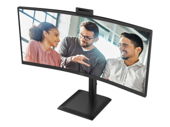 AOC CU34E4CW - LED-Monitor - gebogen - USB - 86.4 cm (34")