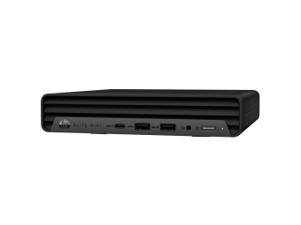 HP Elite 800 G9 - Mini Desktop - Core i5 12500T  2 GHz - RAM 16 GB - SSD 512 GB - NVMe, TLC - UHD Graphics 770 - 1GbE, Bluetooth 5.2, Wi-Fi 6E - WLAN Bluetooth 5.2, 802.11abgnacax (Wi-Fi 6E)