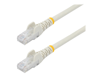 StarTech.com 1m Cat6 UTP RJ45 Gigabit Patchkabel Snagless - Cat 6 Netzwerkkabel mit Schutzmanschette - Cat.6 Patch-Kabel - Weiß - Patch-Kabel - RJ-45 (M)