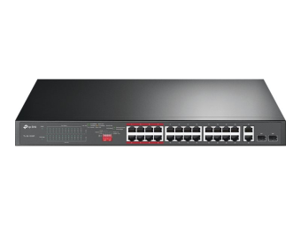 TP-LINK TL-SL1226P - Switch - unmanaged - 24 x 10100 (PoE+)