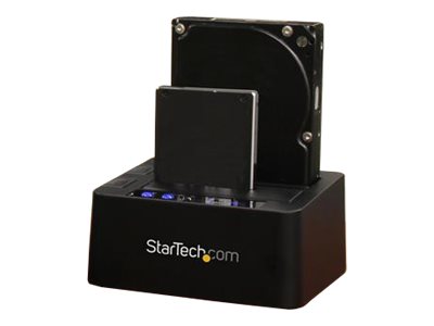 StarTech.com Standalone Hard Drive Duplicator, Dual Bay HDDSSD ClonerCopier, USB 3.1 (10 Gbps)