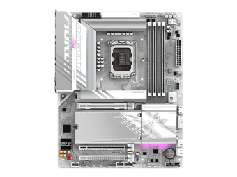 Gigabyte AORUS Z890 ELITE WIFI7 ICE - Motherboard - ATX - LGA1851-Sockel - Z890 Chipsatz - USB4 USB-C 3.2 Gen 2x2 USB 3.2 Gen 1 USB 3.2 Gen 2 - 2.5 Gigabit LAN Bluetooth Wi-Fi 7 - Onboard-Grafik (CPU erforderlich)