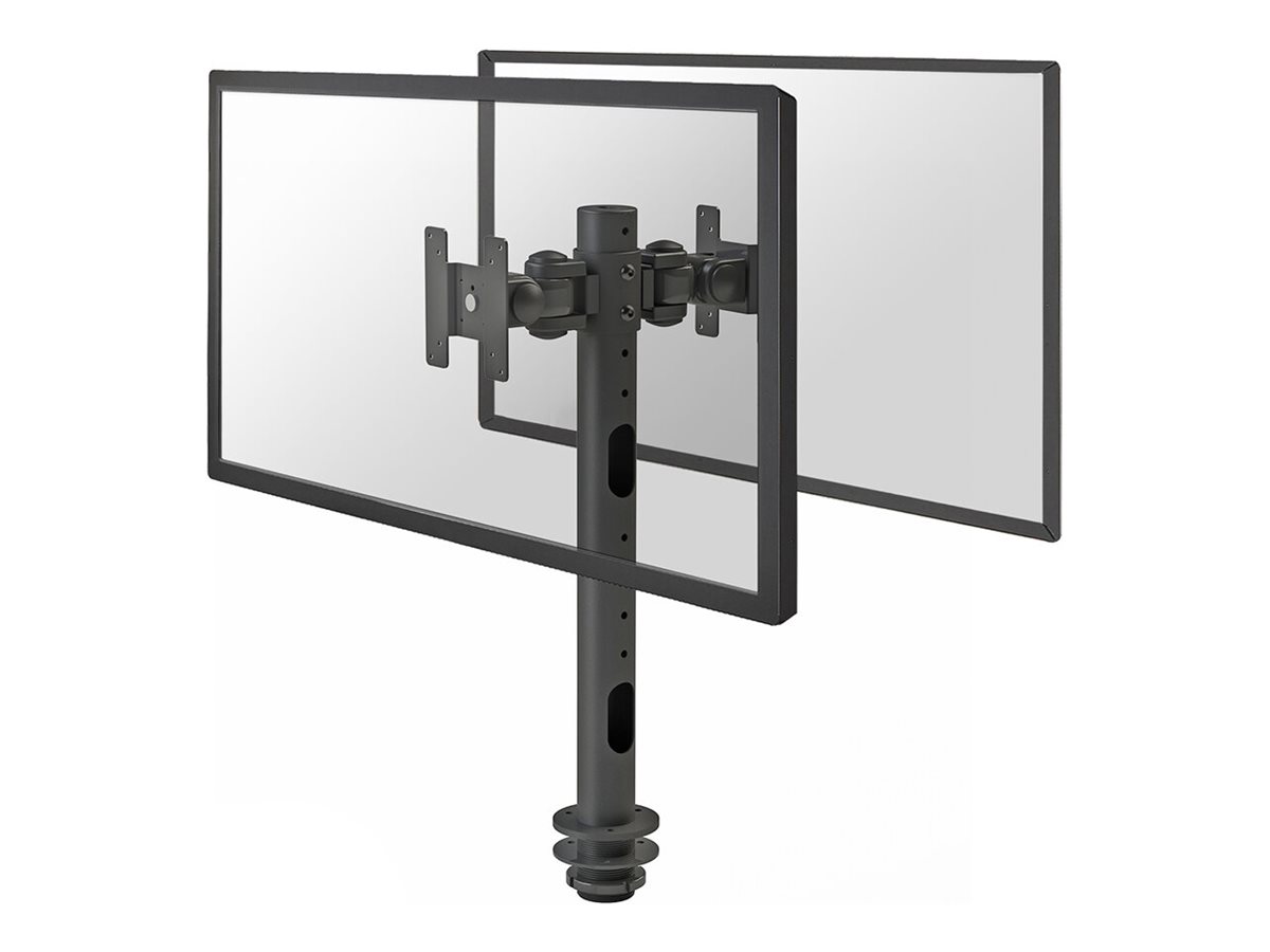 Neomounts FPMA-D050D - Befestigungskit - Voll beweglich - für 2 LCD-Displays - Schwarz - Bildschirmgröße 25.4-76.2 cm (10"-30")