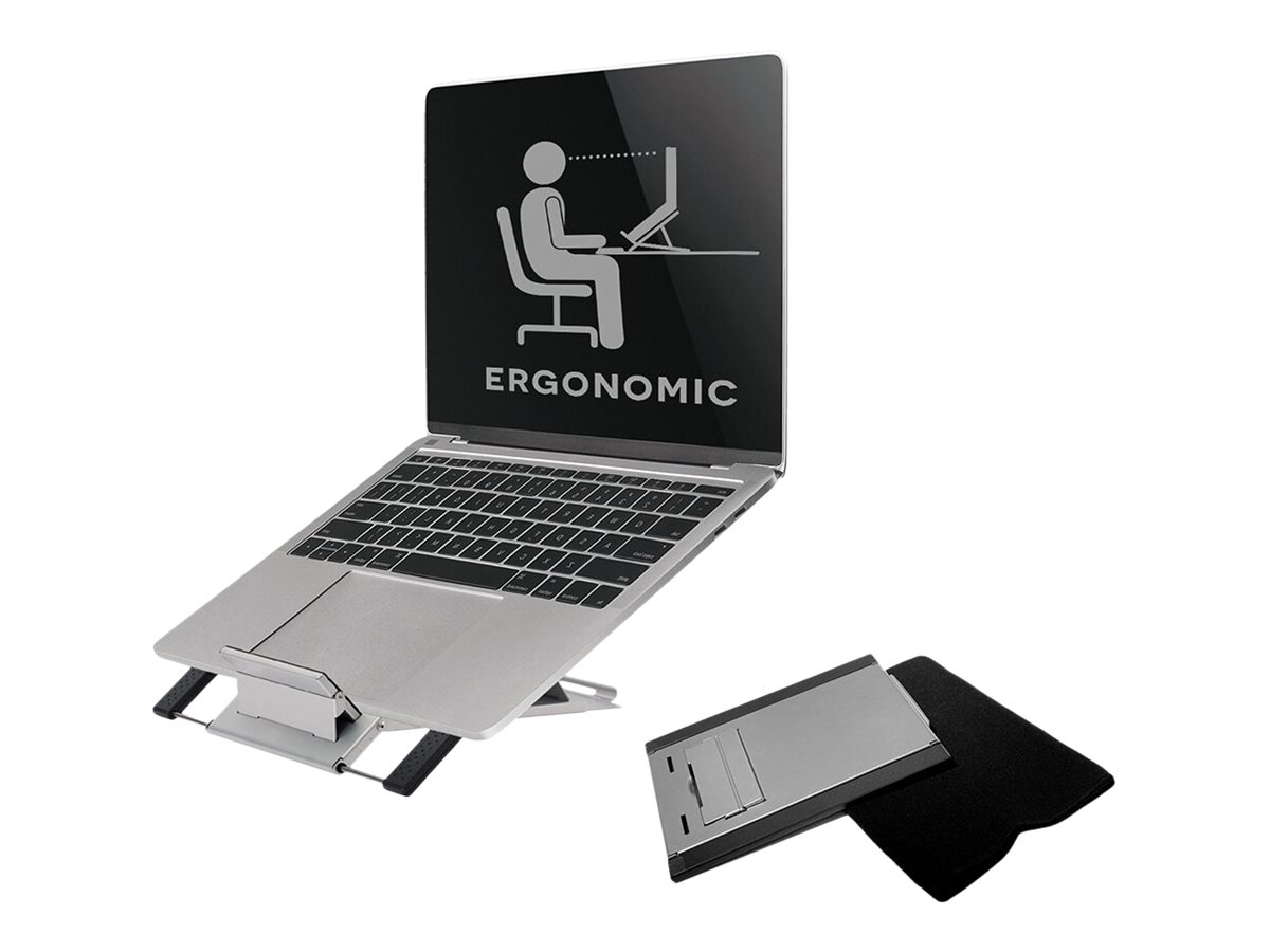 Neomounts NSLS100 - Aufstellung - für Notebook  Tablet - Silber - Bildschirmgröße 25.4-55.9 cm (10"-22")
