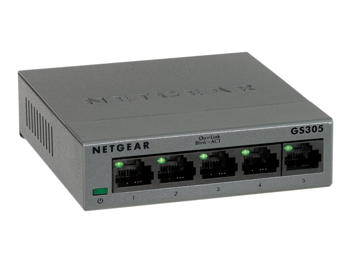 Netgear GS305 - Switch - unmanaged - 5 x 101001000