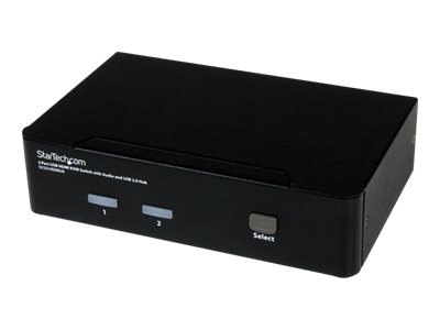 StarTech.com 2 Port USB HDMI KVM Switch  Umschalter mit Audio und USB 2.0 Hub