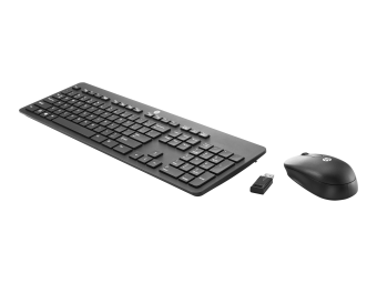 HP Slim - Tastatur-und-Maus-Set - kabellos - 2.4 GHz