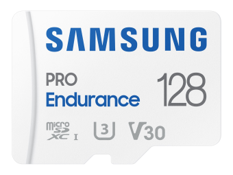 Samsung PRO Endurance MB-MJ128KA - Flash-Speicherkarte (microSDXC-an-SD-Adapter inbegriffen)