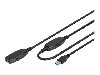 DIGITUS Aktives USB 3.0 Verlängerungskabel, 20m